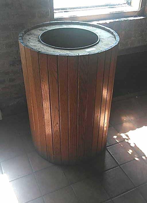 B - Wood Side Trash Can