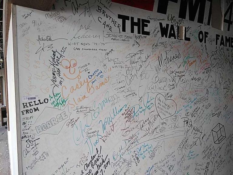 BB - Toledo Radio Station Signatures Wall