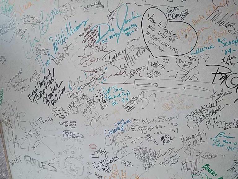 BB - Toledo Radio Station Signatures Wall