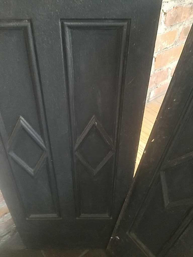 F - (3) Cast Iron Grate Doors