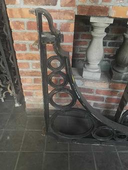 F - (2) Large Cast Iron Brackets