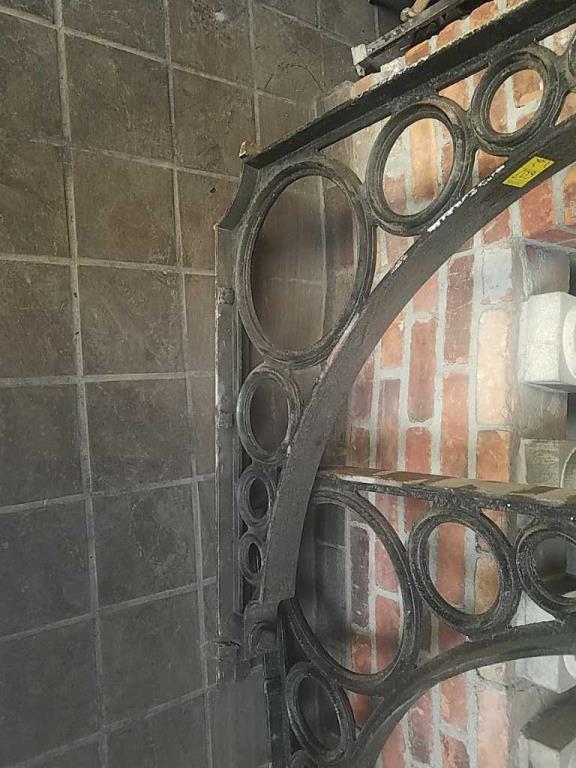 F - (2) Large Cast Iron Brackets