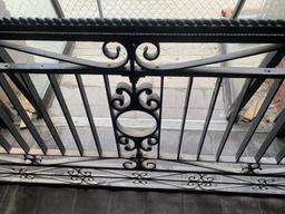 F - (3) Wrought Iron Railing *