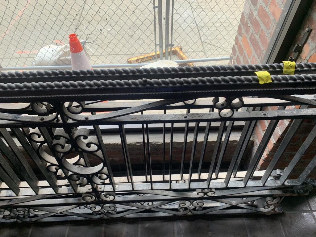 F - (3) Wrought Iron Railing *