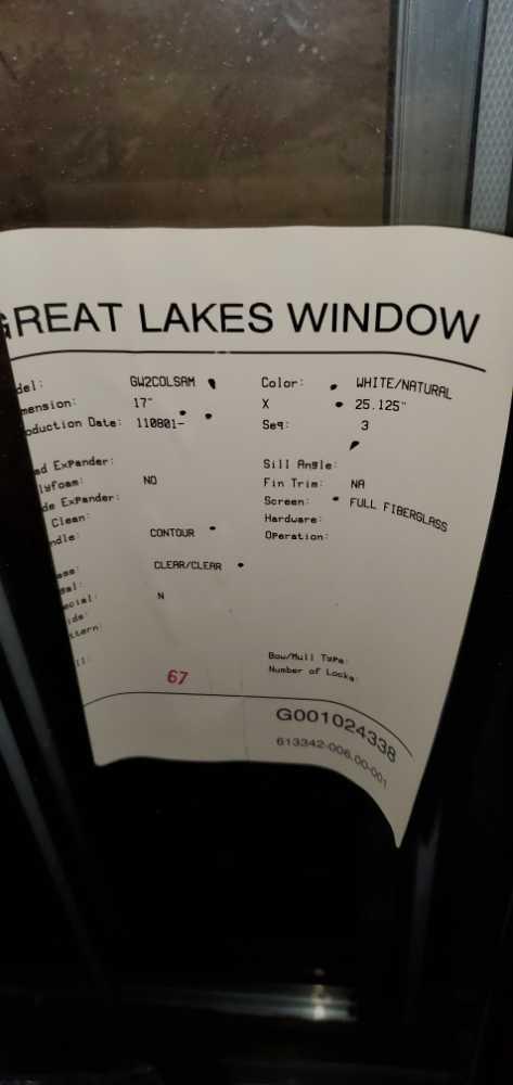 G - Great Lake Windown Assorted Windows