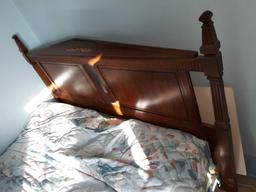 U- Wood Bed 59" headboard with frame