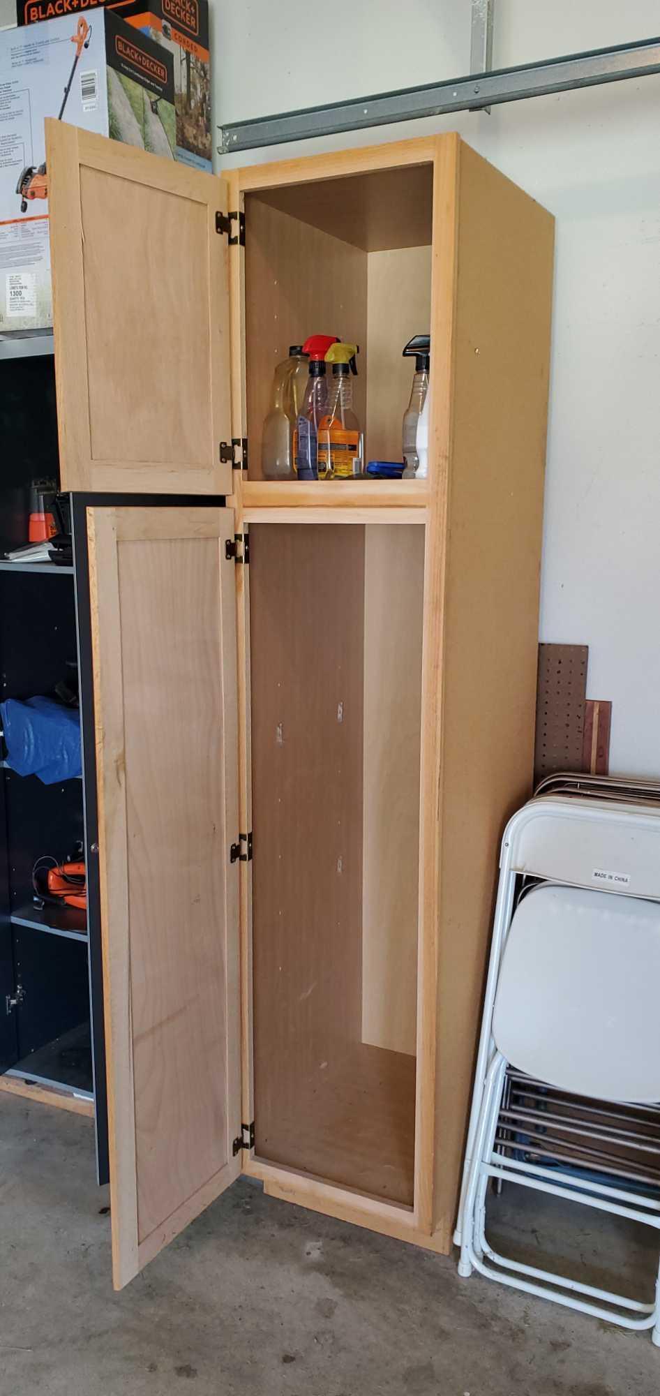 G- Wood Storage Unit Cabinet