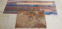 OUT- Outdoor Metal Table & Chairs Sign, (2) RUGS