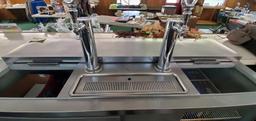 CH- Superior Double Door Keg Cooler With Taps