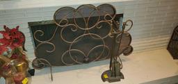 FR- Fireplace Screen & Tools