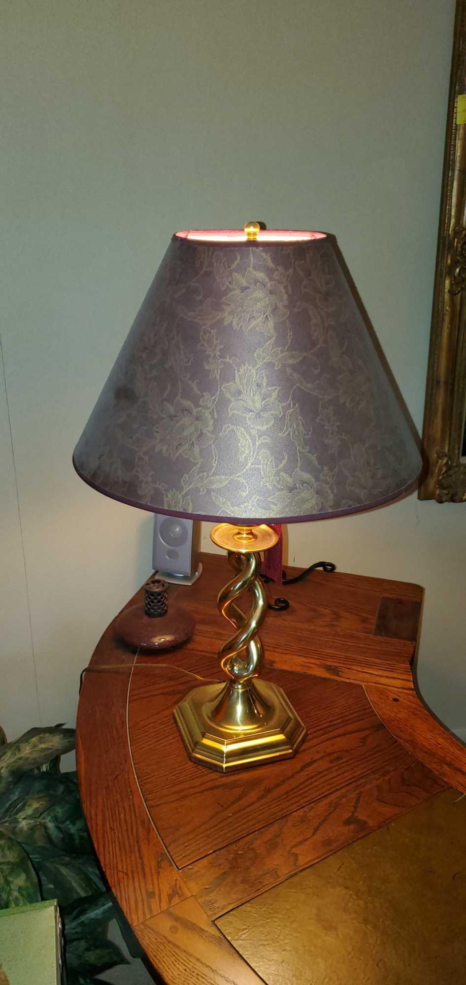 FR- (3) Matching Gold Finish Lamps