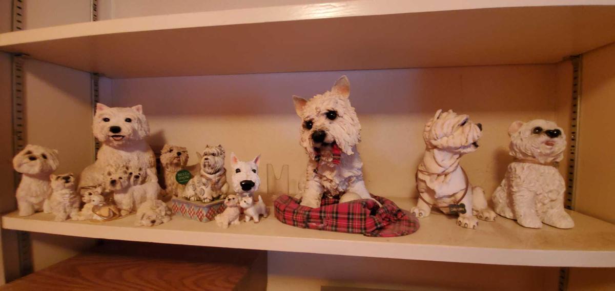 H2- Shelf of Westies Figurines