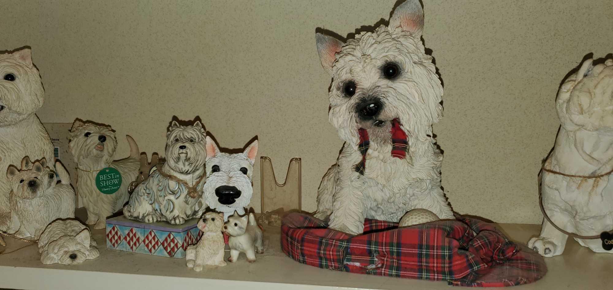 H2- Shelf of Westies Figurines