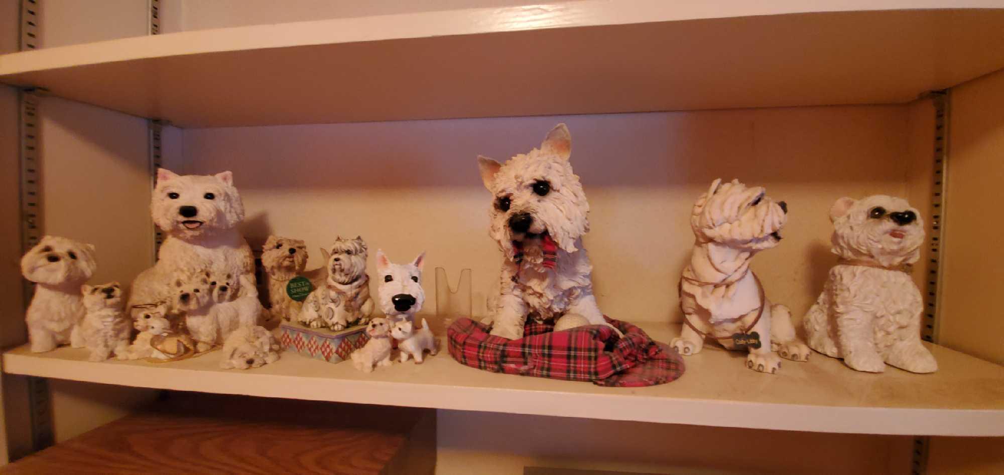 H2- Shelf of Westies Figurines