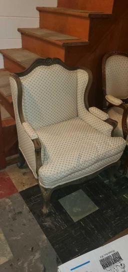 B- Pair of Antique Chairs