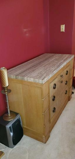 L- Drexel Heritage Granite Top Buffet