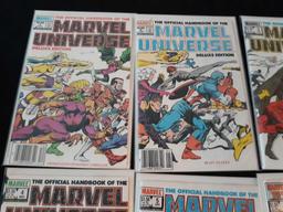 (6) Marvel Universe Deluxe Edition Comic Books