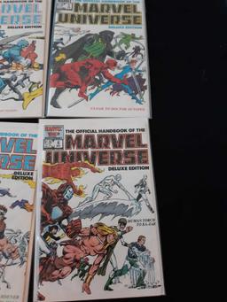 (6) Marvel Universe Deluxe Edition Comic Books
