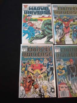 (6) Marvel Universe Deluxe Edition Comic Books