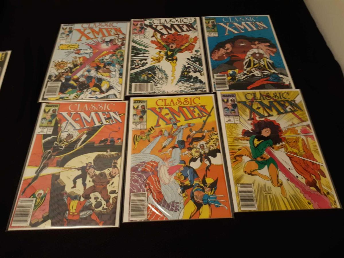 (6) Classic X-MEN Comic Books