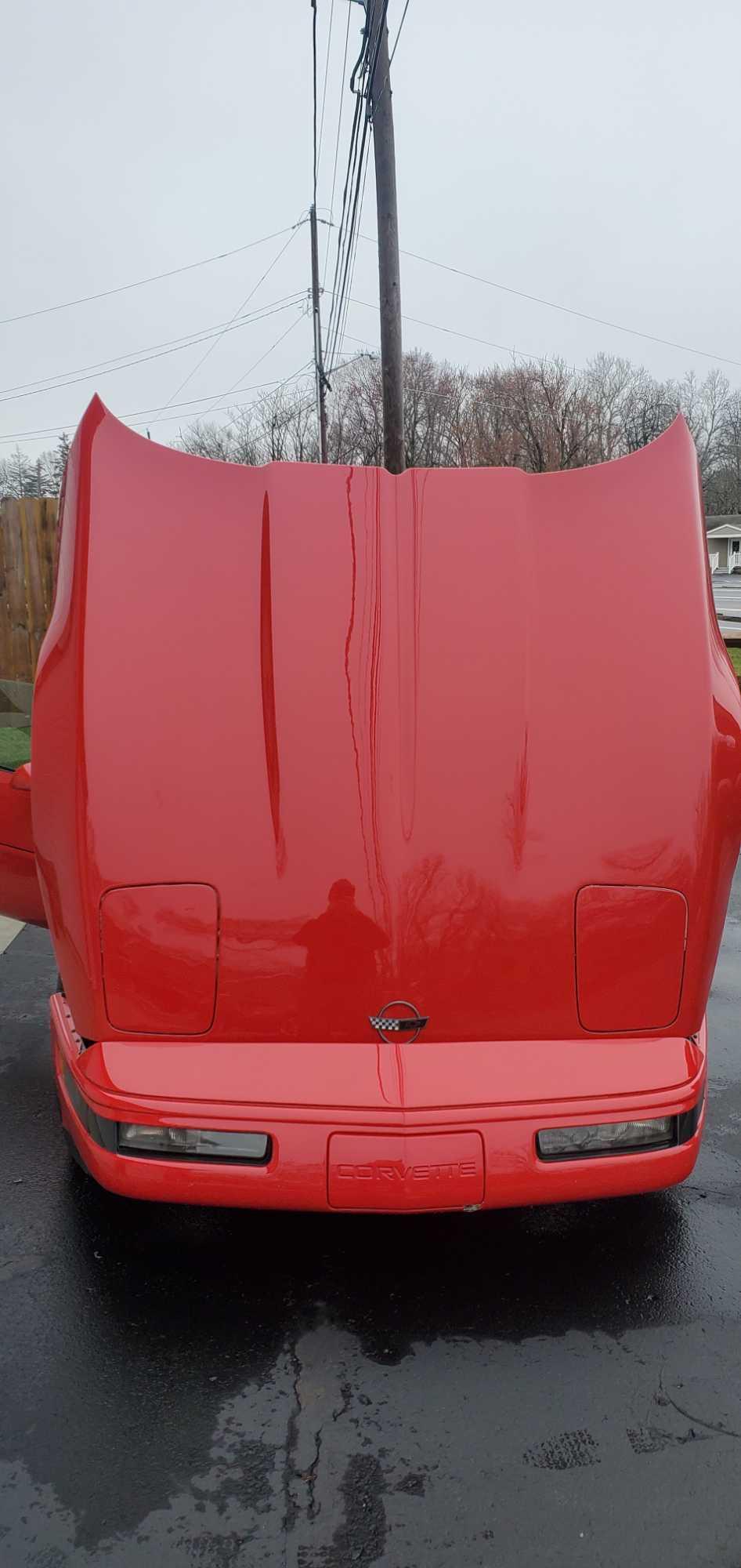 1991 Red Corvette CVT with Targa Top