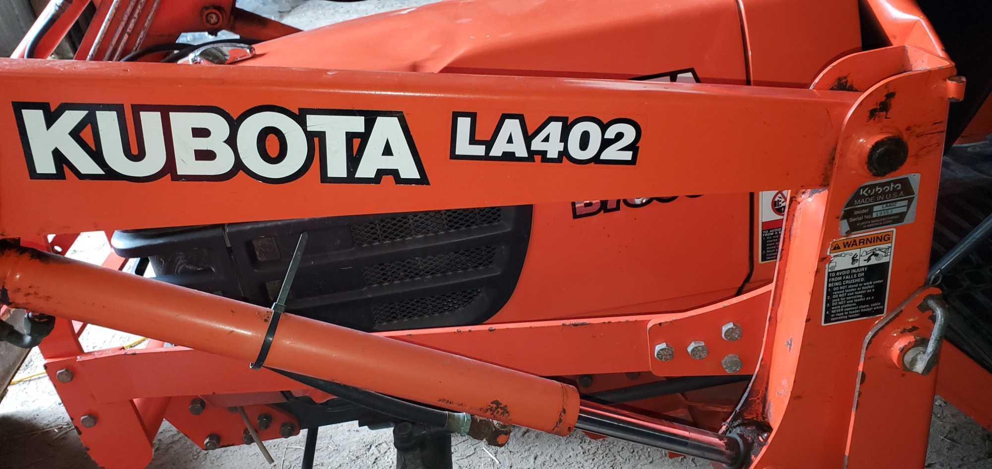 B2- Kubota B7800 Tractor with LA402 Front Loader