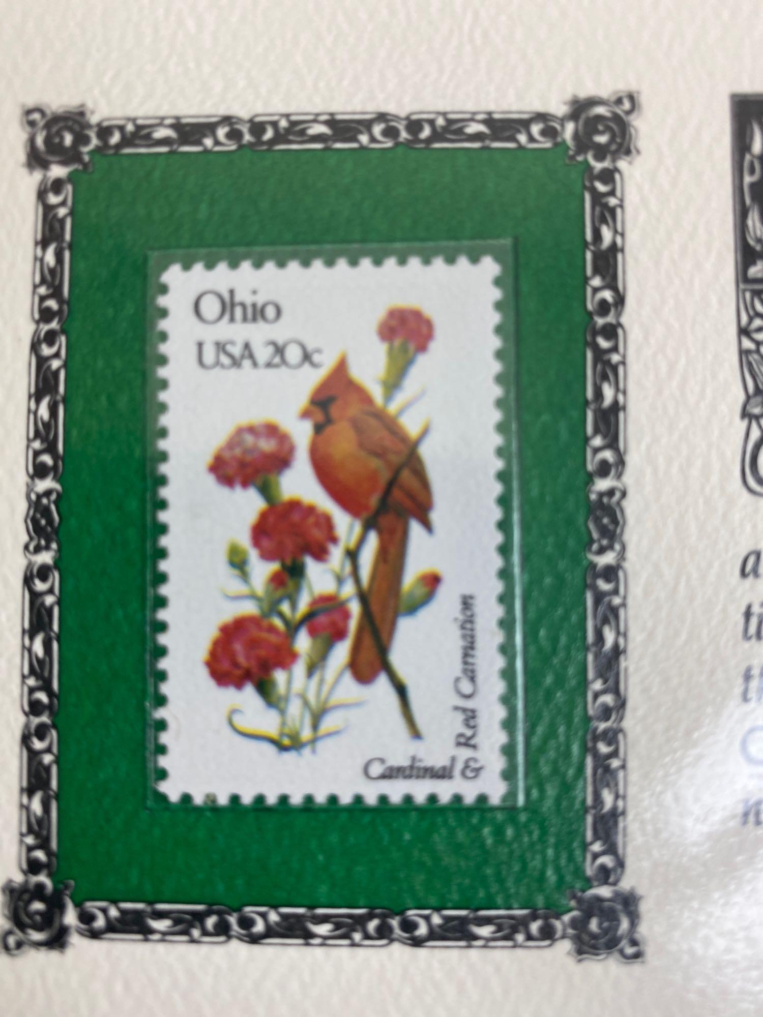 The State Birds and Flowers Commemorative Mint-Stamp Panels