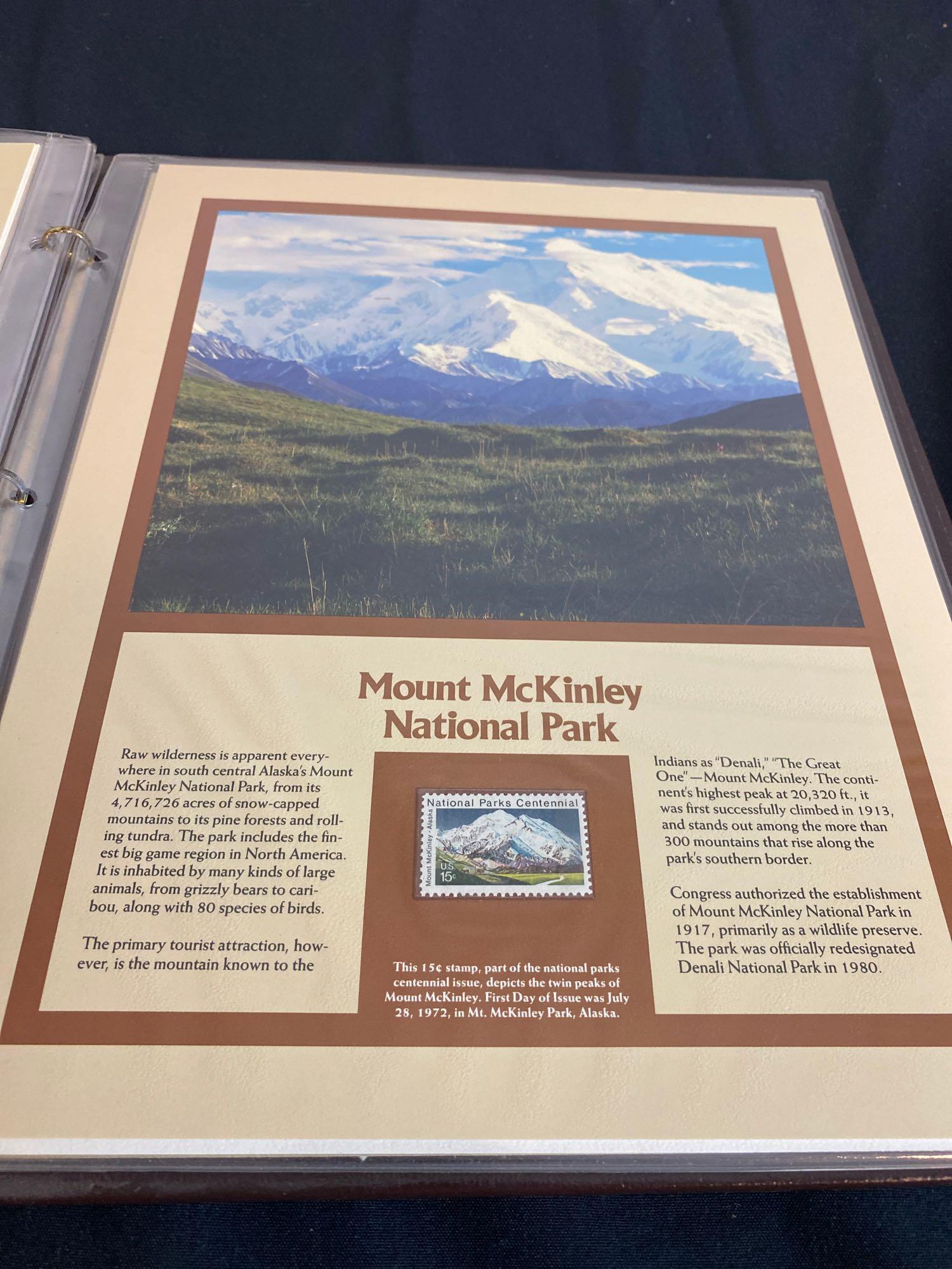 America's National Parks Mint Stamp Panel Collection