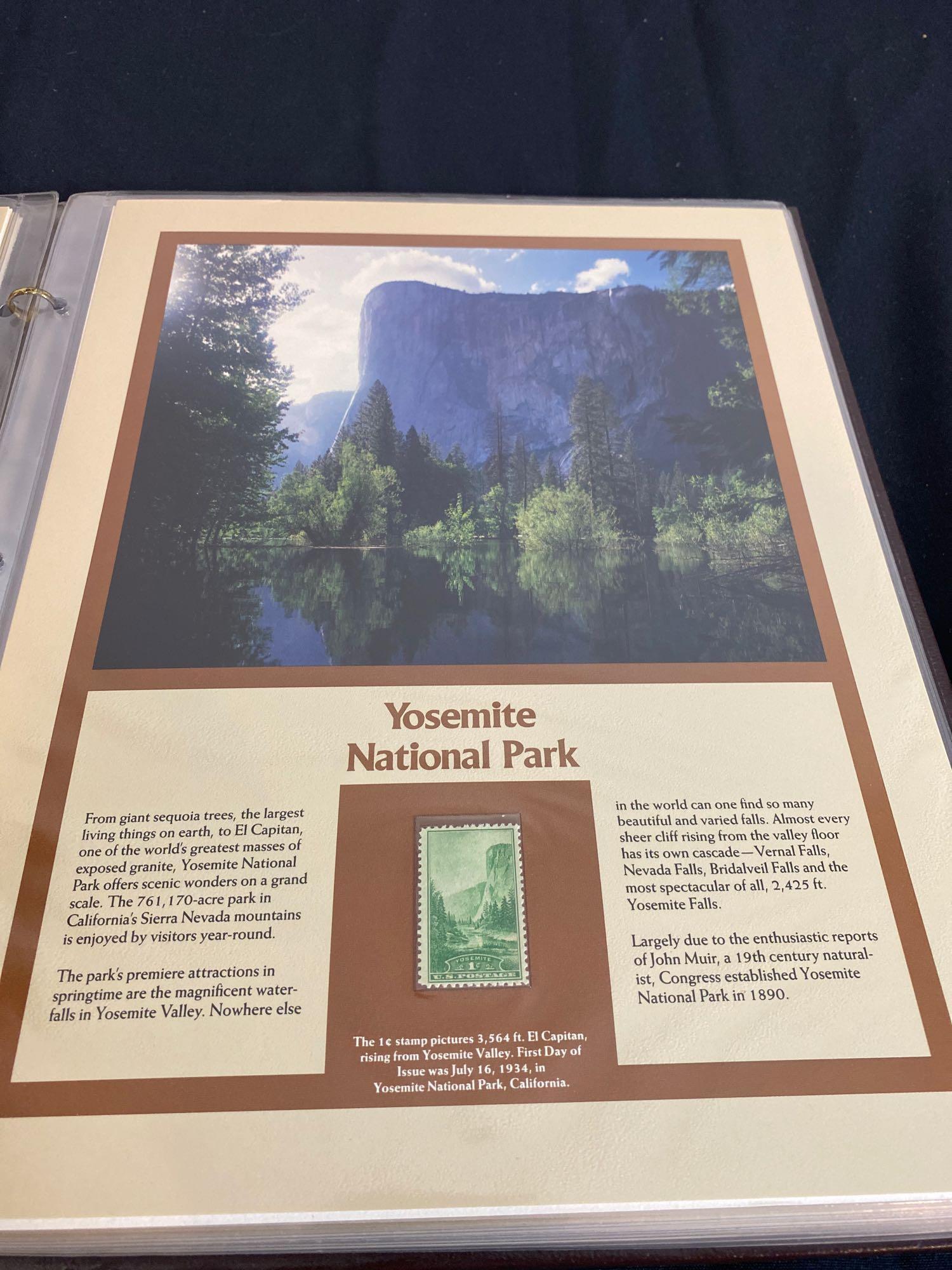 America's National Parks Mint Stamp Panel Collection