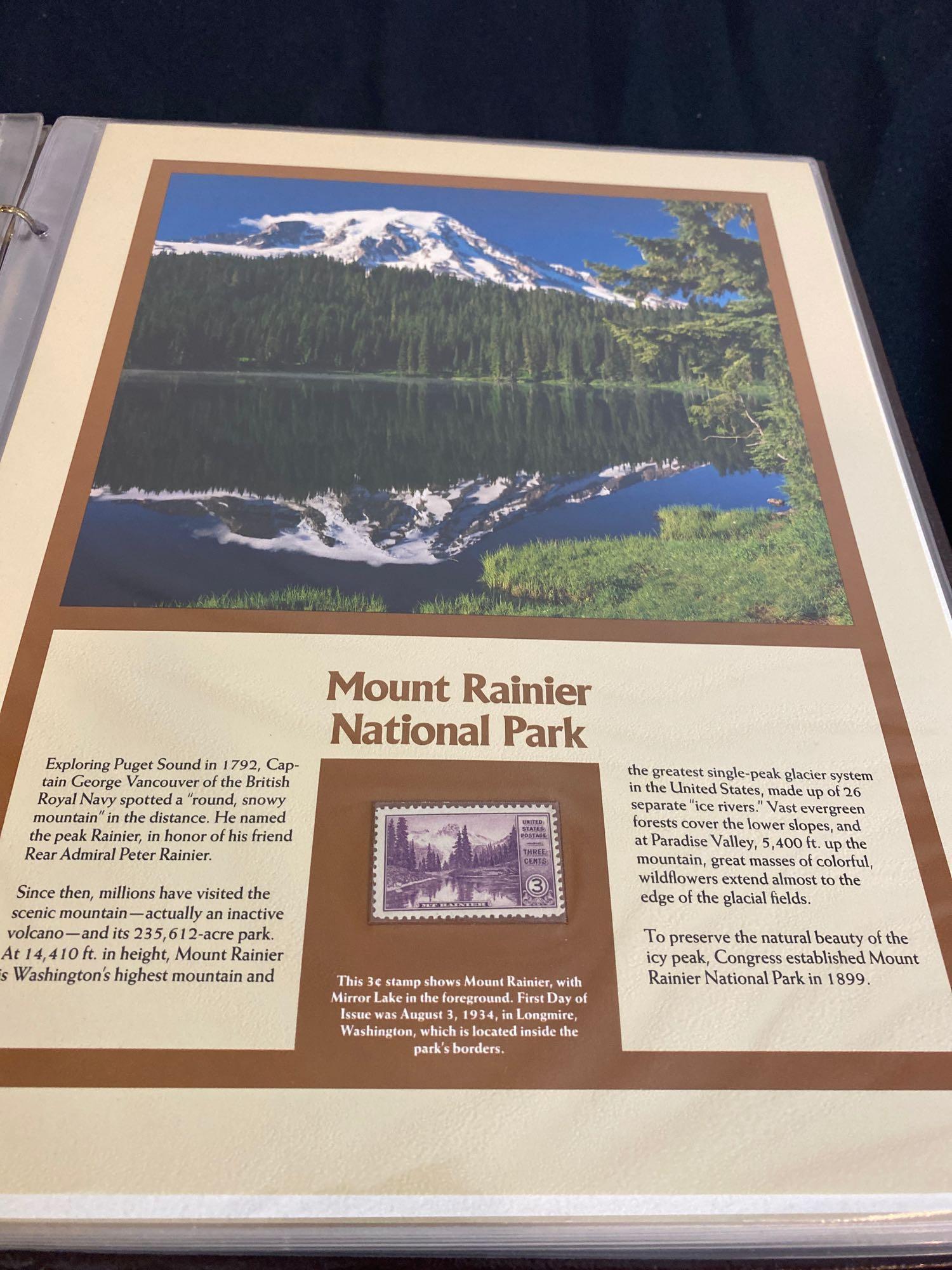 America's National Parks Mint Stamp Panel Collection