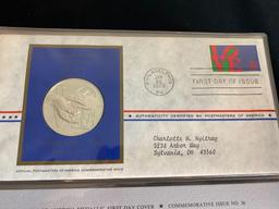 1973 Medallic First Day Covers Post Masters of America