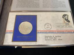 1972 Medallic First Day Covers Postmasters of America