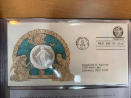 1978 Medallic First Day Covers- STERLING SILVER