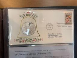 1975 Medallic First Day Covers- STERLING SILVER