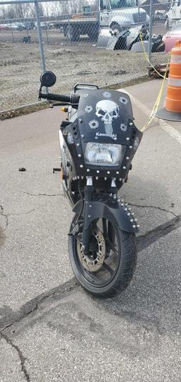 2006 Black Kawasaki Motorcycle