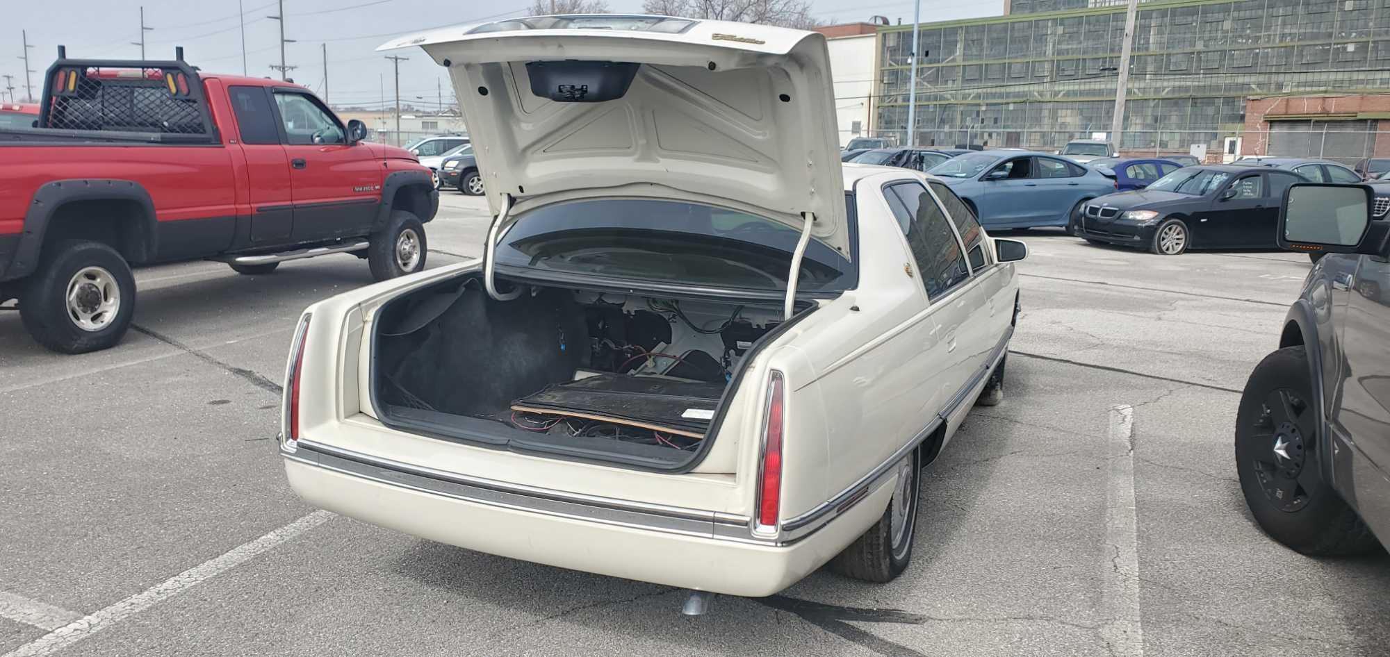 1995 White Cadillac Deville