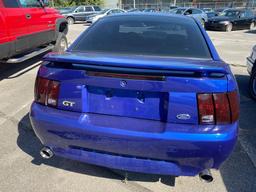 2003 Blue Ford Mustang