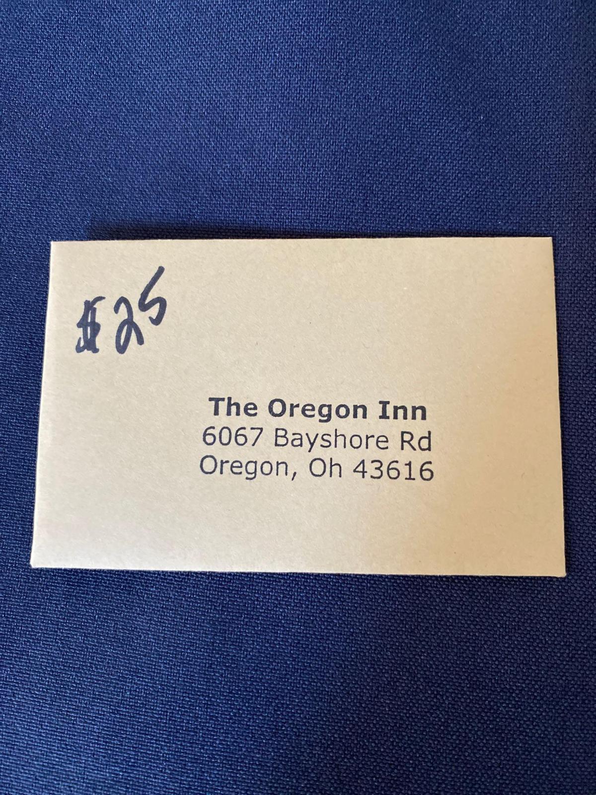 The Oregon Inn Gift Card $25