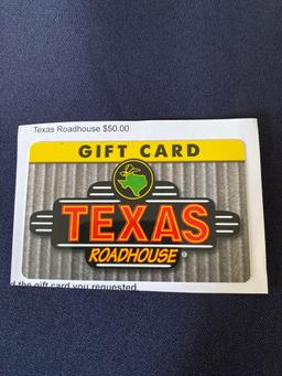 Texas Roadhouse Gift Card $50