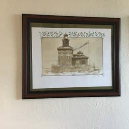 Christmas Toledo Harbor Light Print Gerald Hill