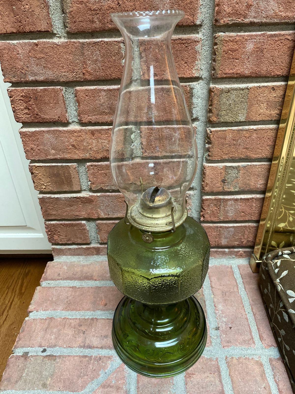 M- Vintage Oil Lamp