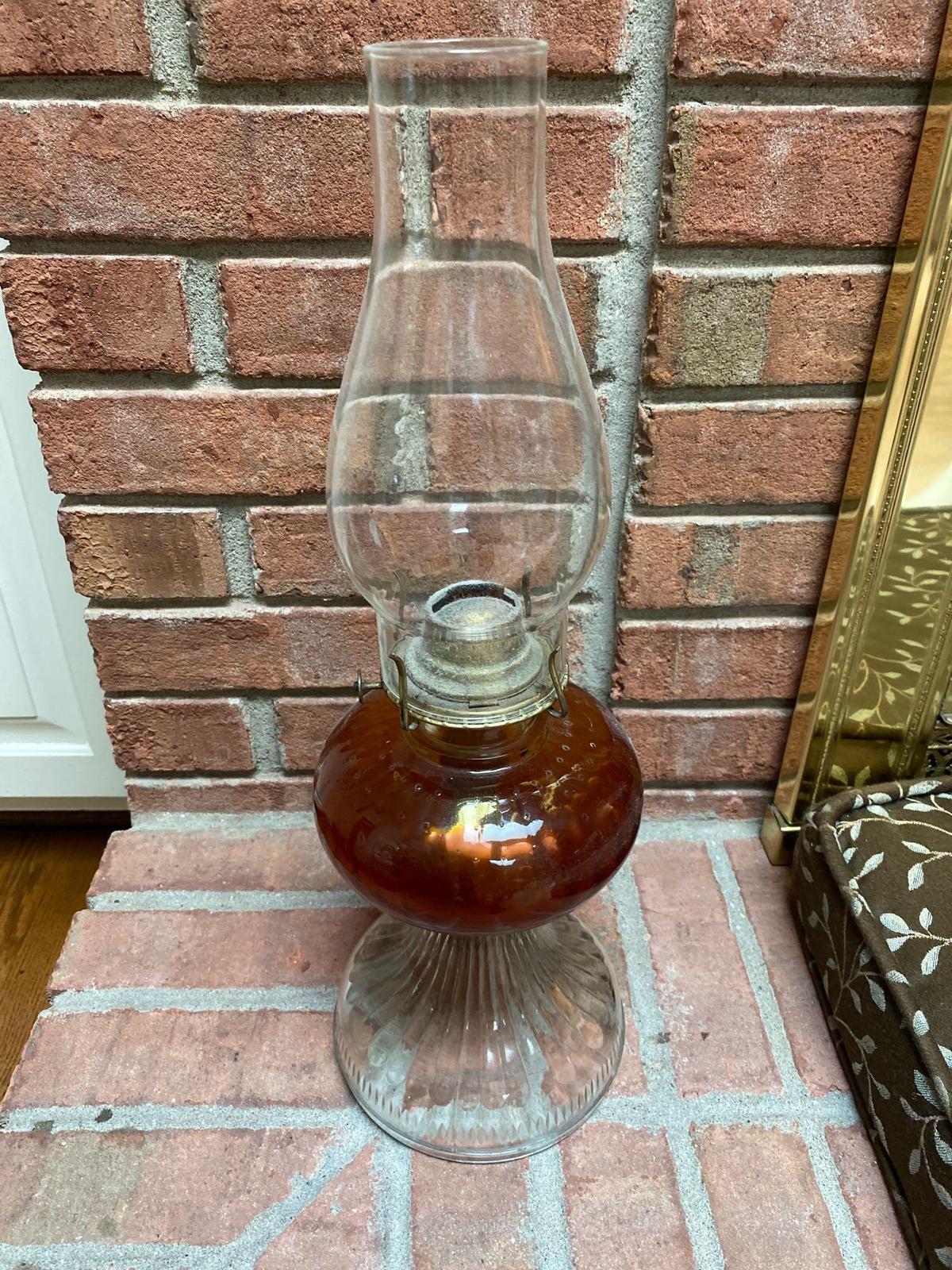 M- Vintage Oil Lamp