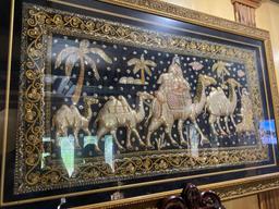 4-Z- Arabic Framed Tapestry