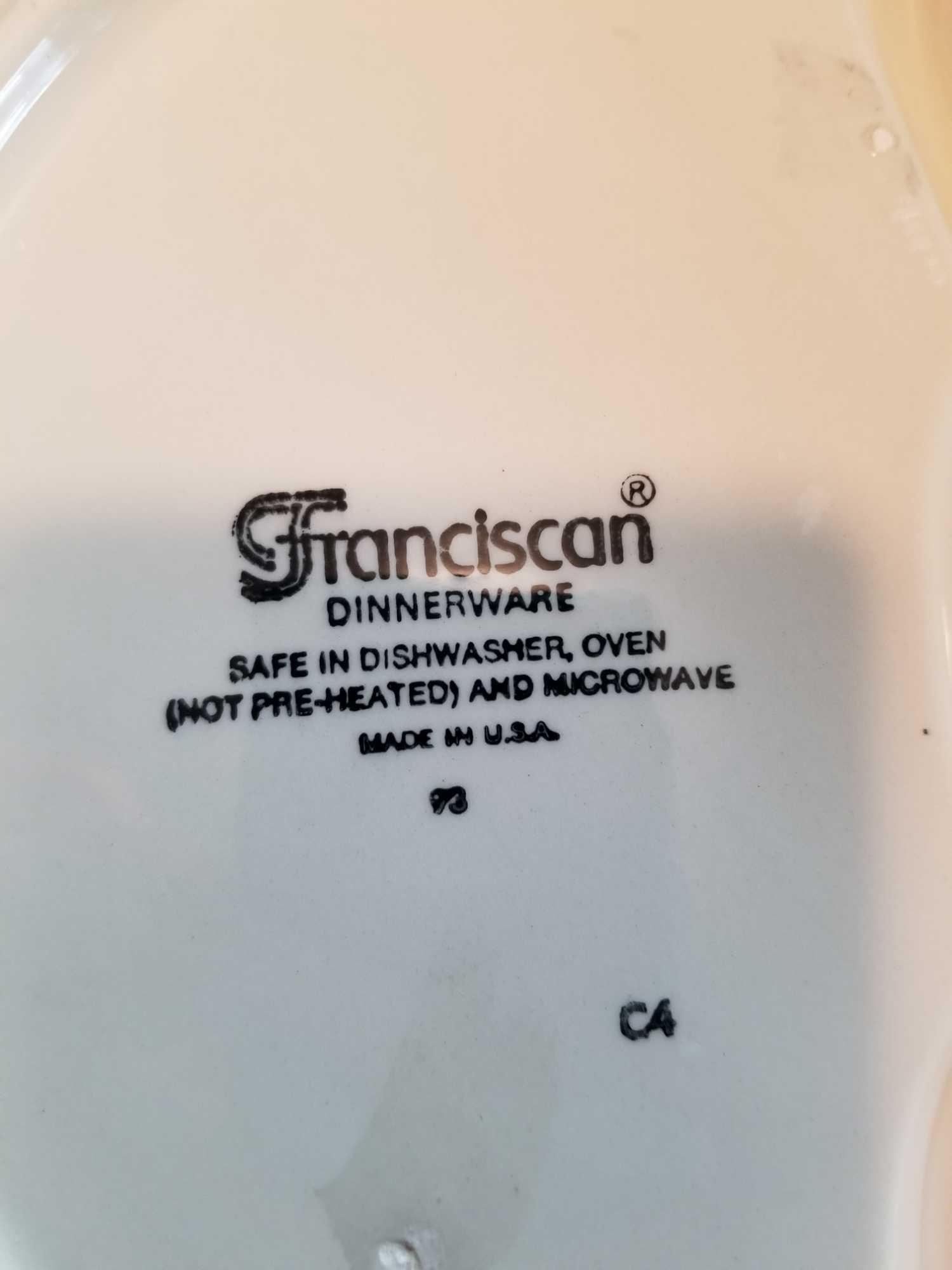 B2 - Franciscan Dinnerware and Others