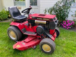 OG- Red Toro Wheel Horse Ride-on Lawnmower & Snow Plow