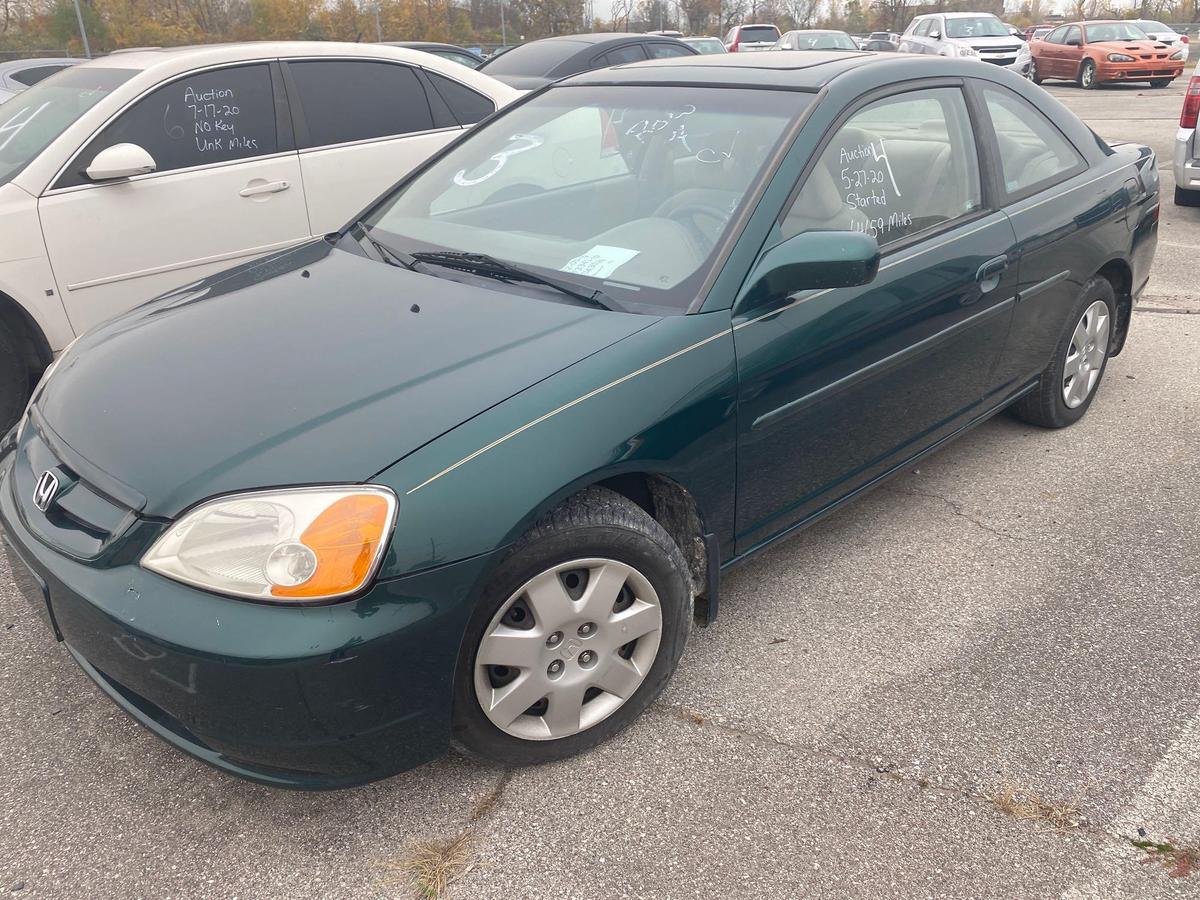 2001 Dark Green Honda Civic