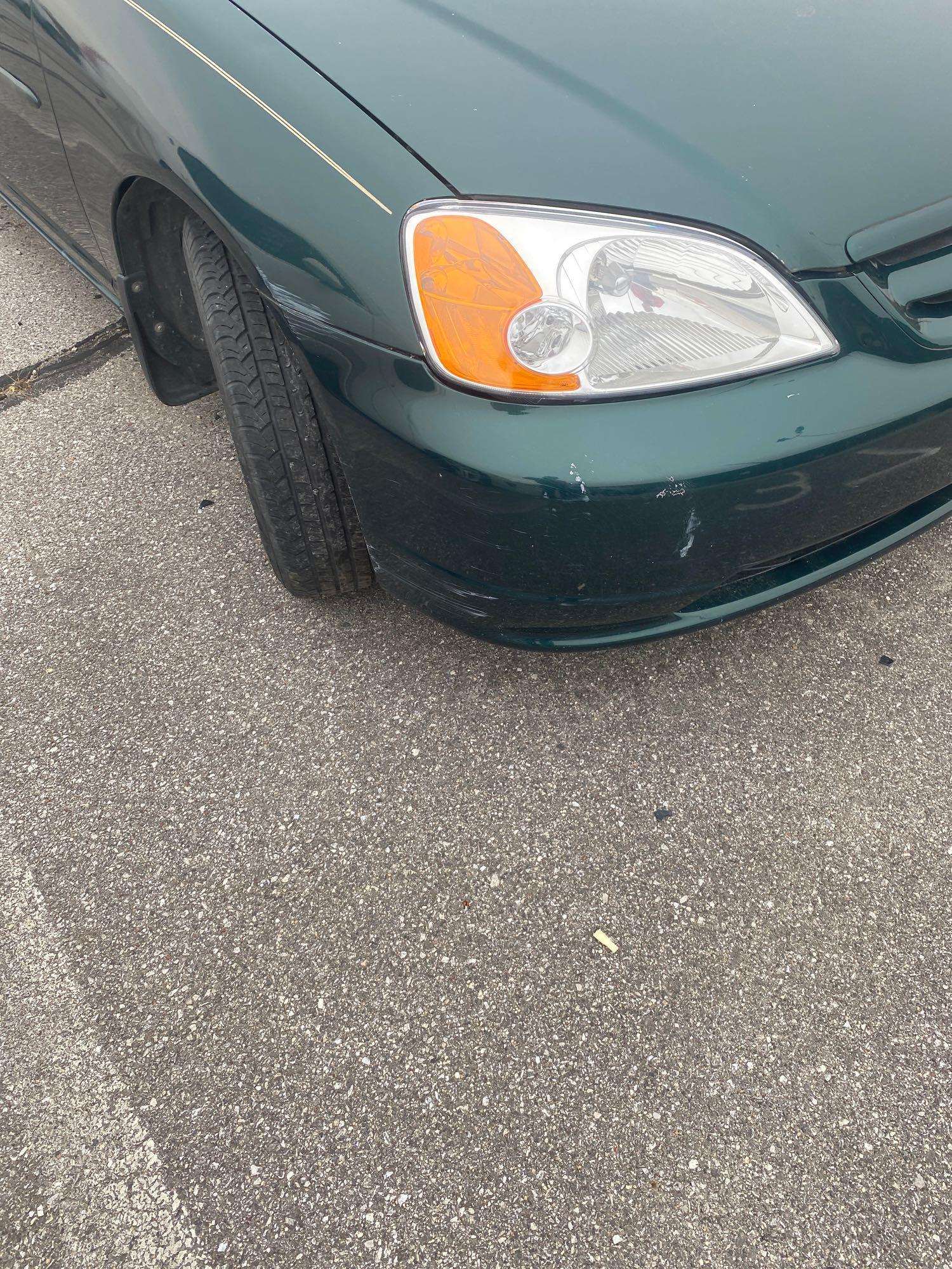 2001 Dark Green Honda Civic