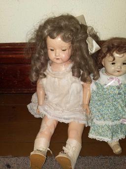 P- Lot of (3) Antique Dolls