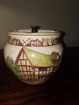 F- Lot of (3) Antique Tobacco Containers