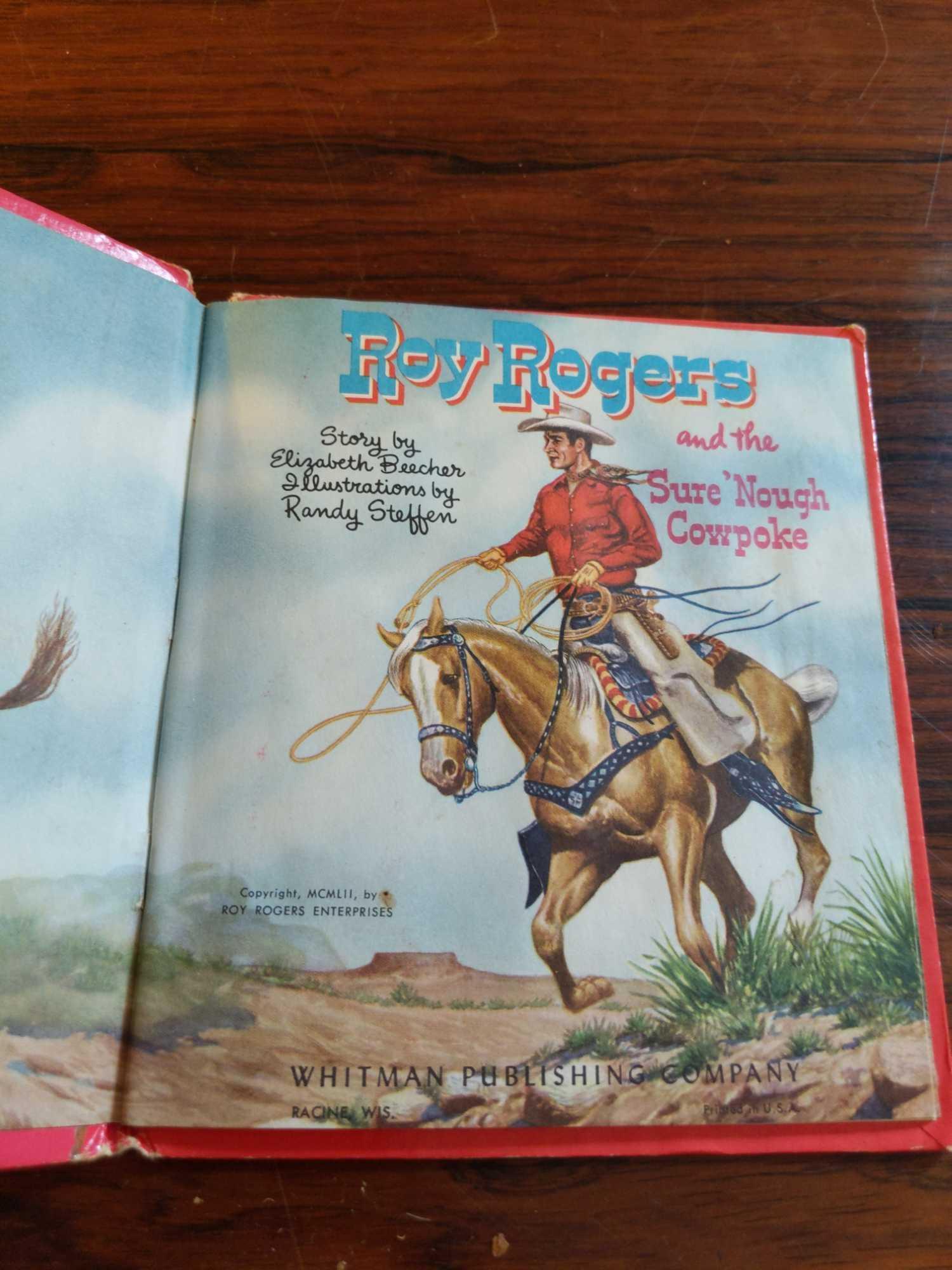 LR- Lot of Roy Rogers Book, Cup, Guitar